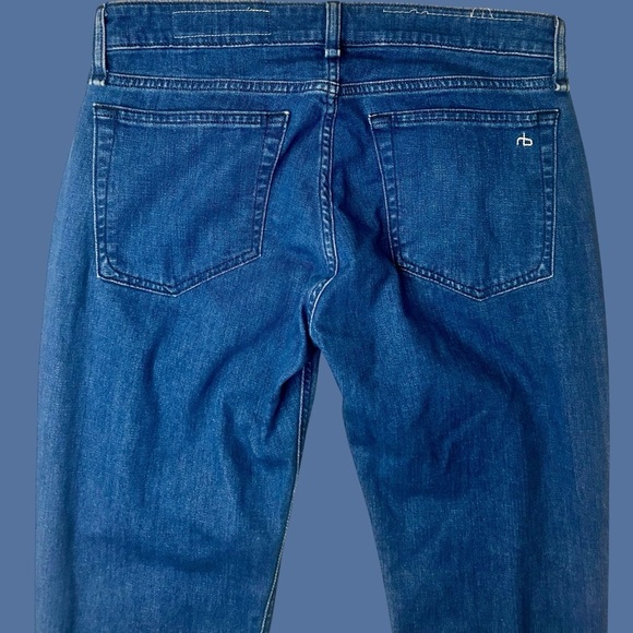 Rag & Bone ‘Dre Low-Rise Slim Fit Boyfriend’ Jeans in “Calimet” Wash Size 27 - Picture 12 of 16